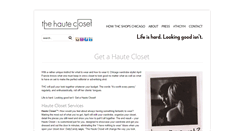 Desktop Screenshot of hautecloset.com